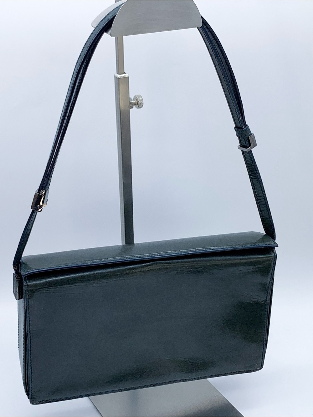Gucci Calfskin Pony Style Handbag Shoulder Bag in Olive